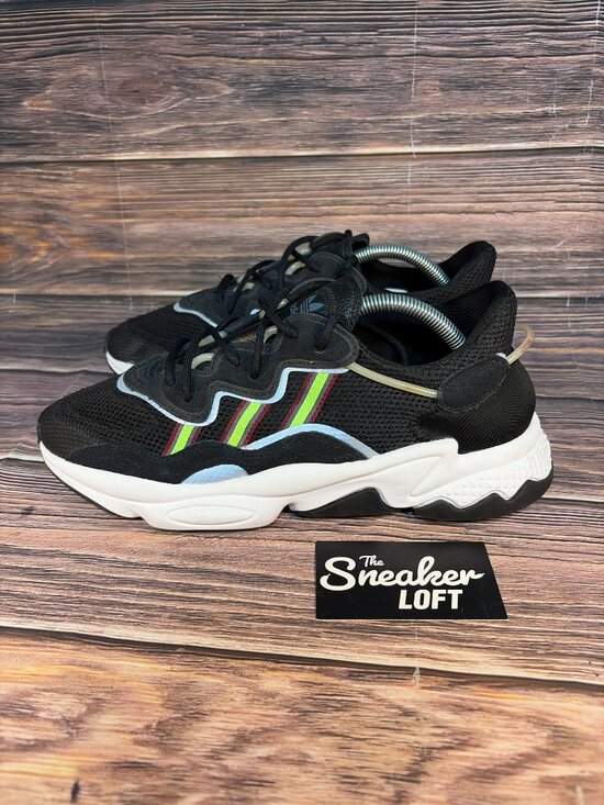 Adidas Ozweego Black Mesh Suede‎ Men\'s Athletic Shoes Size 9.5 main image 4